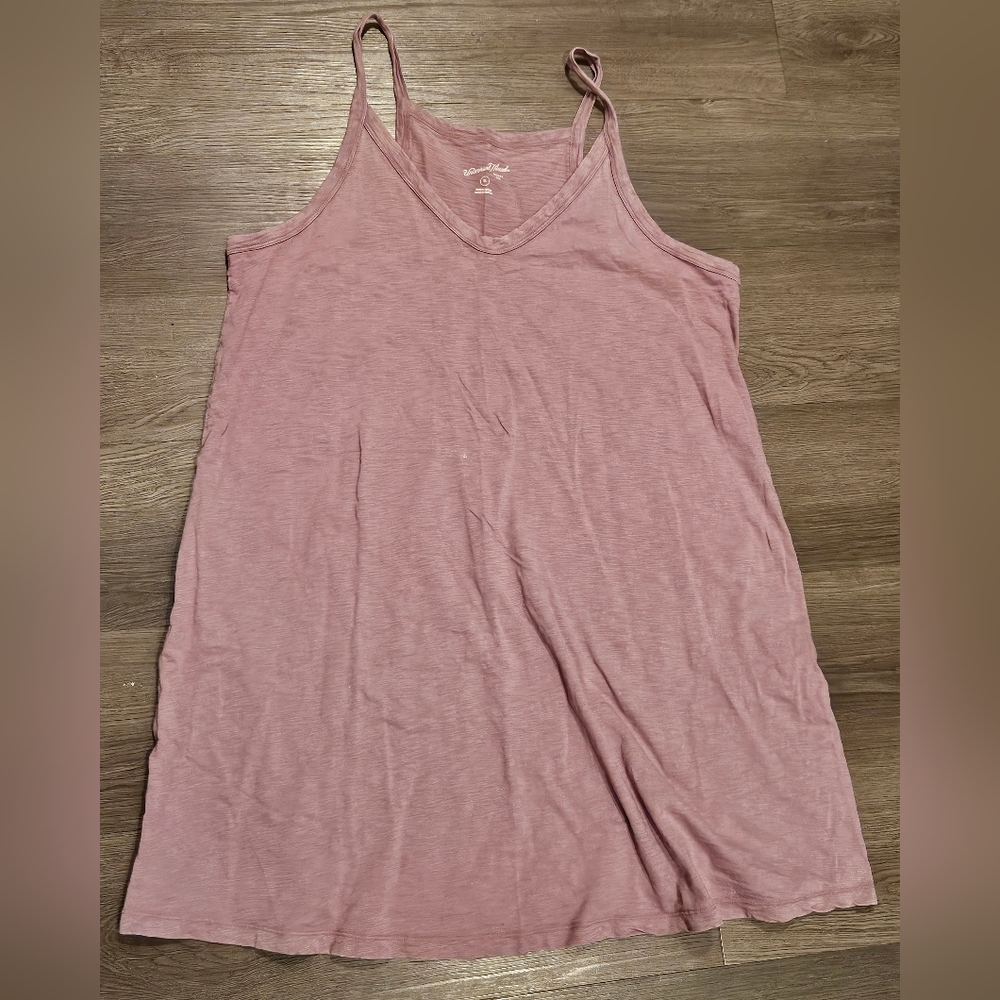 Pink Sleeveless Tank Top